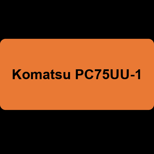 Komatsu PC75UU-1